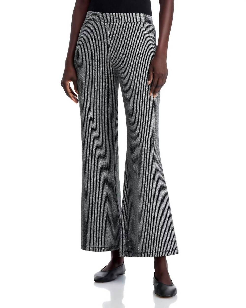 NEW JOHNNY WAS jenna easy pant in silver metallic